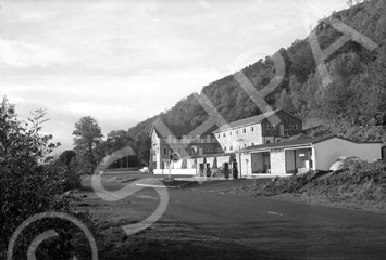 The Loch Ness Clansman Hotel, situated on the A82 at Brackla on the shores of Loch Ness. Regent Petrol was sold in Britain from 1947 to 1967.*