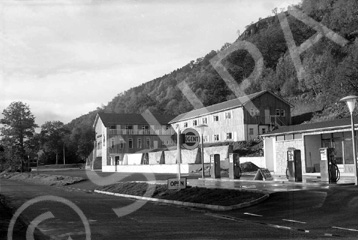 The Loch Ness Clansman Hotel, situated on the A82 at Brackla on the shores of Loch Ness. Regent Petrol was sold in Britain from 1947 to 1967.*