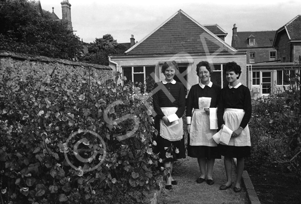 Washington Hotel, Nairn. Staff. Situated on Seafield Street its heydey was in the 1950s-60s. The building has now been turned into flats. *