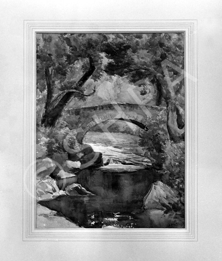 Photograph of artwork painted by Mr Drake, Inschriach. See also 43994. 
