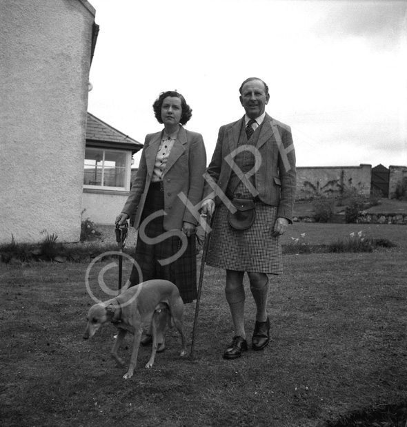 Brigadier Kenneth James Garner Garner-Smith OBE. He joined the Seaforth Highlanders in 1927 and retired as a Brigadier in 1957. He lived at Aird House, Inverness and was a Burgh Councillor for 11 years. Married Mary Jean Macdonald (1914-2013) on 4th July 1933 at St. Marks Church, London. He died in 1994. Parents of Mary-Jean, Caroline and Jamie.