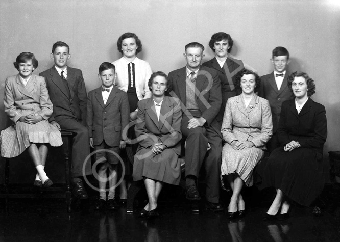 Mrs Lean, Croy. Seated second from right is Mrs Macarthur (see image ref: 45561f/g). 