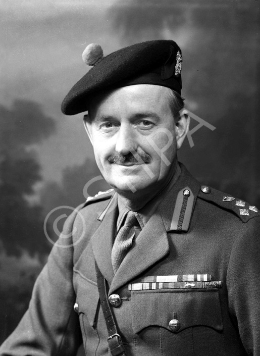 Brigadier (later General) Sir Peter Mervyn Hunt GCB, DSO, OBE, DL (11th March 1916 - 2nd October 1988) was Chief of the General Staff, the professional head of the British Army. He served in World War II and commanded British Forces deployed in response to the Indonesia-Malaysia confrontation and later in his career he provided advice to the British Government at a time of continuing tension associated with the Troubles in Northern Ireland. Born the son of H.V Hunt he was commissioned into the Queen's Own Cameron Highlanders on 30th January 1936. Hunt saw action during the Second World War and was promoted to captain in 1944. Later that year he was given the temporary rank of lieutenant colonel and appointed Commanding Officer of the Seaforth Highlanders leading them in North West Europe and receiving the DSO in May 1945. After the War he was appointed a Chevalier of the Order of Leopold II of Belgium and Croix de Guerre. Appointed OBE in the New Year Honours 1948, he was given command of the 1st Battalion of the Queen's Own Cameron Highlanders in 1957 in Aden and the UK 1957-60.  Promoted to colonel in 1960, he became Commander of 152nd (Highland) Infantry Brigade and Chief of Staff at Scottish Command in 1962. He was appointed General Officer Commanding the 17th Gurkha Division and Land Forces Borneo and promoted to major-general in February 1964 and went on to be General Officer Commanding Far East Land Forces with the rank of lieutenant general in 1968. Advanced to KCB in the New Year Honours 1969, he became Commander Northern Army Group and Commander-in-Chief of the British Army of the Rhine with the rank of general in December 1970. Advanced to GCB in the New Year Honours 1973 and also appointed ADC General to the Queen that year, he was appointed Chief of the General Staff on 19th July 1973 at a time of continuing tension associated with the Troubles in Northern Ireland. He retired from the British Army on 12th August 1976. He was also Colonel of the Queen's Own Highlanders (Seaforth and Camerons) from 7th February 1966 and Colonel of the 10th Princess Mary's Own Gurkha Rifles from 1st August 1966. In retirement he became Constable of the Tower of London from 1st August 1980 and Deputy Lieutenant of Cornwall from 4th August 1982. He lived at Portloe in Cornwall. His personal interests included shooting and medical charities: he was President of the National Smallbore Rifle Association and Chairman of the Council of the King Edward VII's Hospital in London. He died on 2nd October 1988. In 1940 he married Anne Stopford; they had one son and one daughter. Following the death of his first wife he married Susan Davidson in 1978. 
