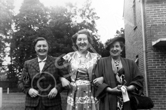 Miss Mackintyre, Nairn (on right). 