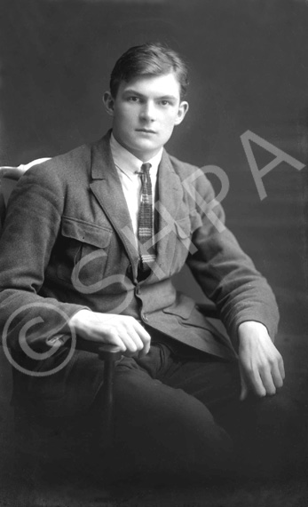 Man portrait, slide damaged c.1921. # 