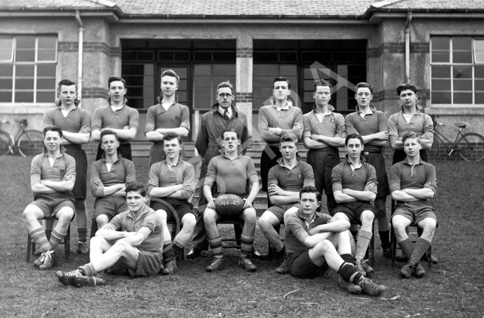 Rugby 1944-1945. (Courtesy Inverness Royal Academy Archive IRAA_031).