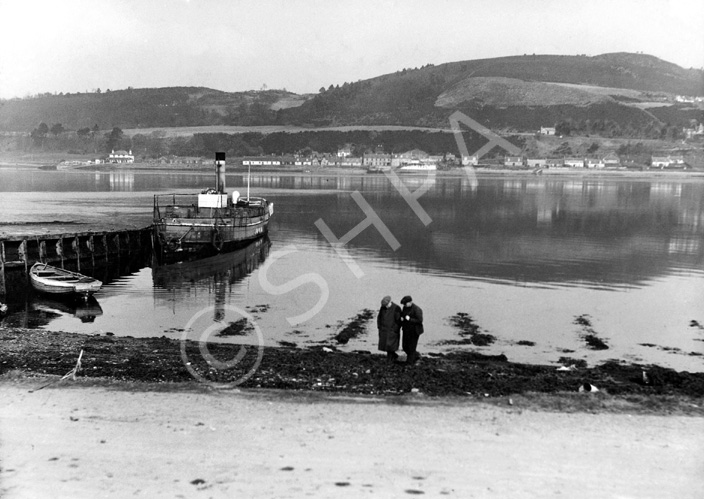 Kessock ferry, March 1936, with North Kessock and the Black Isle in the background across Beauly Firth. (AP/H-0268). See also dr002. *
