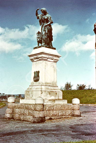 Flora Macdonald monument, Inverness. (Courtesy James S Nairn Colour Collection). ~ *
