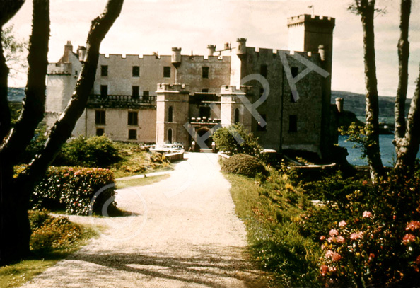 Dunvegan Castle, Isle of Skye. (Courtesy James S Nairn Colour Collection). ~ *